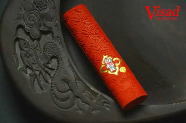 Chinese artistic red ink stick watercolor paint fabric oil paint aquarelle textile paints calligraphy painting ink stick