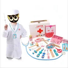 2018 Child Doctor Toy Set Small Nurse Injection Tool Wooden Pretend Play Medicine Box Male Girl Baby Pretend Toys for Children 2018 Child Doctor Toy Set Small Nurse Injection Tool Wooden Pretend Play Medicine Box Male Girl Baby Pretend Toys for Children