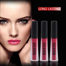 24 Цвета жидкость матовая Косметическая Помада Макияж Губная помада пикантная красная помада блеск для губ Макияж для губ блеск для губ