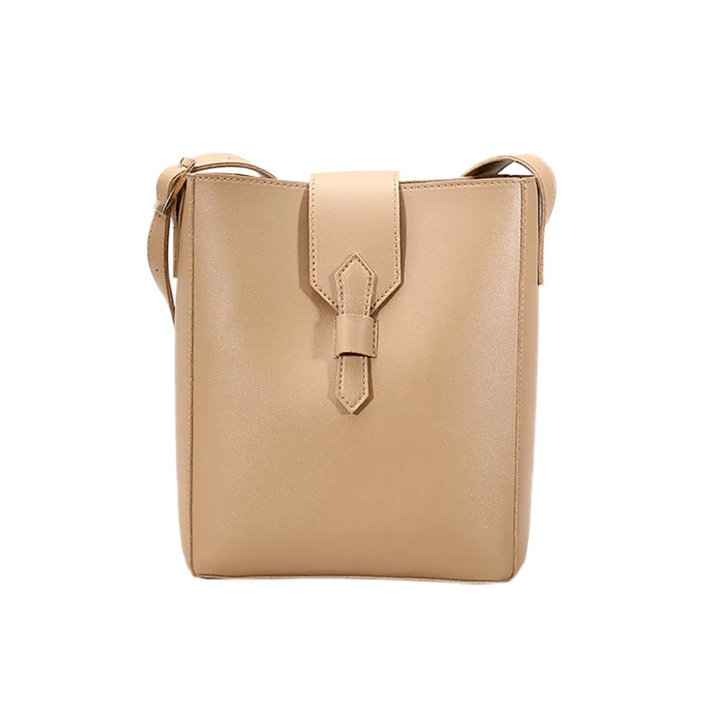 

Crossbody Bags For Women 2019 Fashion Messenger Bag For Girls Simple Solid Bucket Wild Shoulder Bags K502