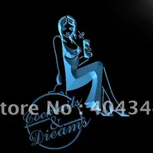 LB772-коктейли и мечты красивая девушка бар свет Вход