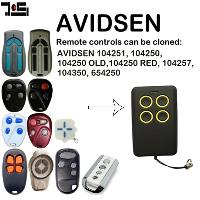 

The remote for AVIDSEN 104251, 104250, 104257, 104350, 654250 Remote Control