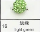 Серебряные бусины 925 пробы с кристаллами и жемчужинами амулеты ювелирные изделия для женщин fit pandora DIY Браслеты и ожерелья - Цвет: Light Green