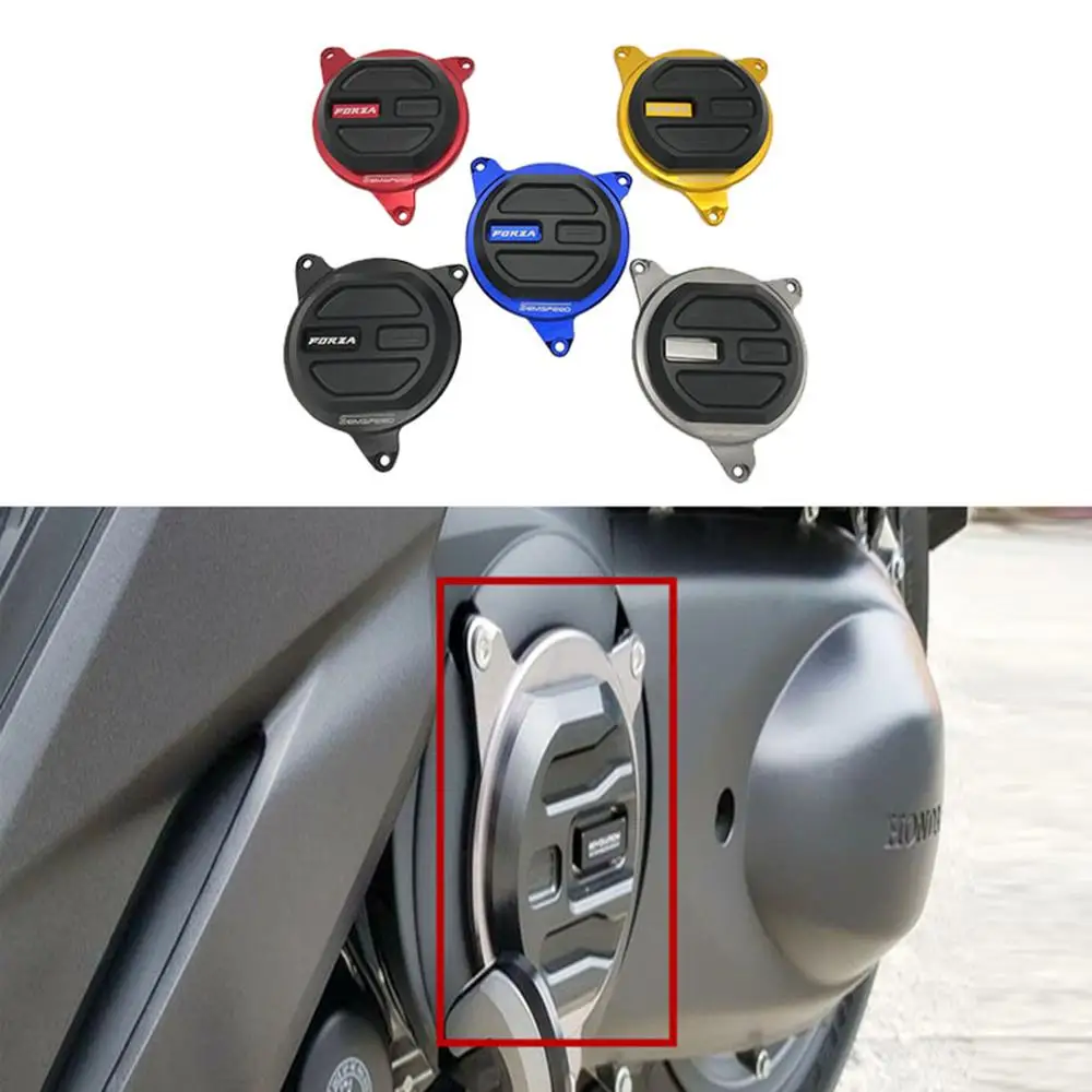 

Motorcycle Modified CNC FORZA 300 MF13 Engine Guard Cover Pad Protector For Honda Forza300 Forza250 MF13 2018 2019 Accessories