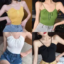 V neck off shoulder strap sexy crop top women casual streetwear summer drawstring white,black crop top mujer 9 colors V neck off shoulder strap sexy crop top women casual streetwear summer drawstring white,black crop top mujer 9 colors