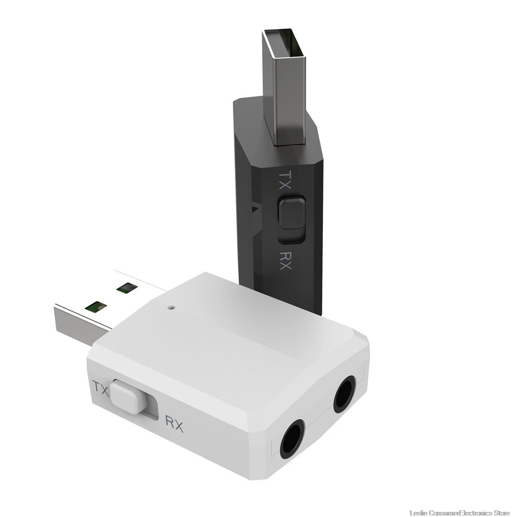 

2in1 bluetooth 5.0 Audio Receiver Transmitter Wireless Adapter Mini 3.5mm AUX Stereo Bluetooth Transmitter For TV PC Car Speaker