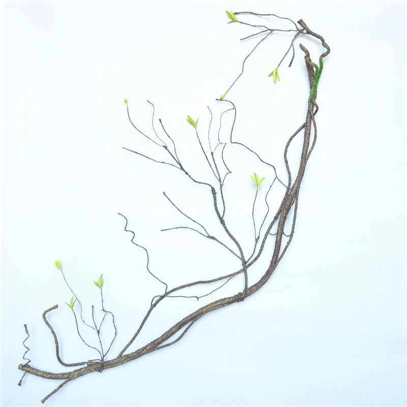 90cm Real Touch Fake Tree Branches Rattan Artificial Flower Vine for Home Hotel Garden DIY Decoration Wreath Scrapbooking Floral