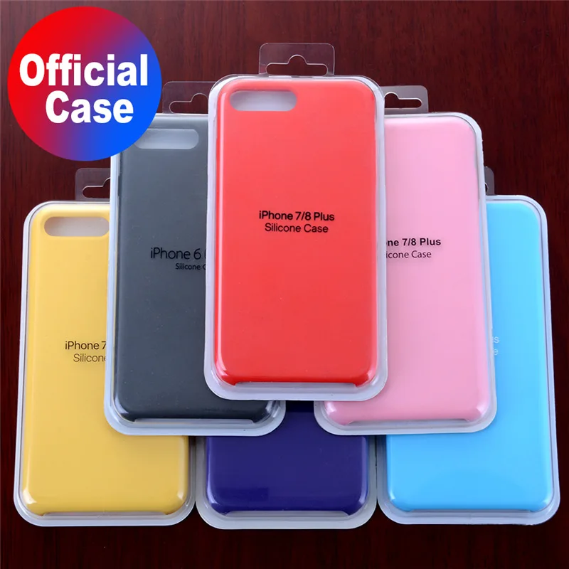 

Have LOGO Original Official Style Silicone Case For iPhone 7 8 6 6S Plus For apple Case For iPhone X XS MAX XR 5S SE Cover coque
