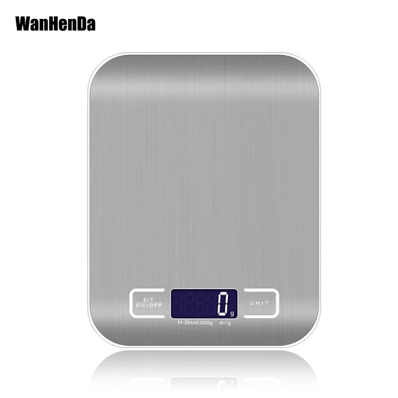

Digital Kitchen Scale Mini Pocket Stainless Steel Precision Jewelry Electronic Balance Weight Gold Grams(5kgx1g)