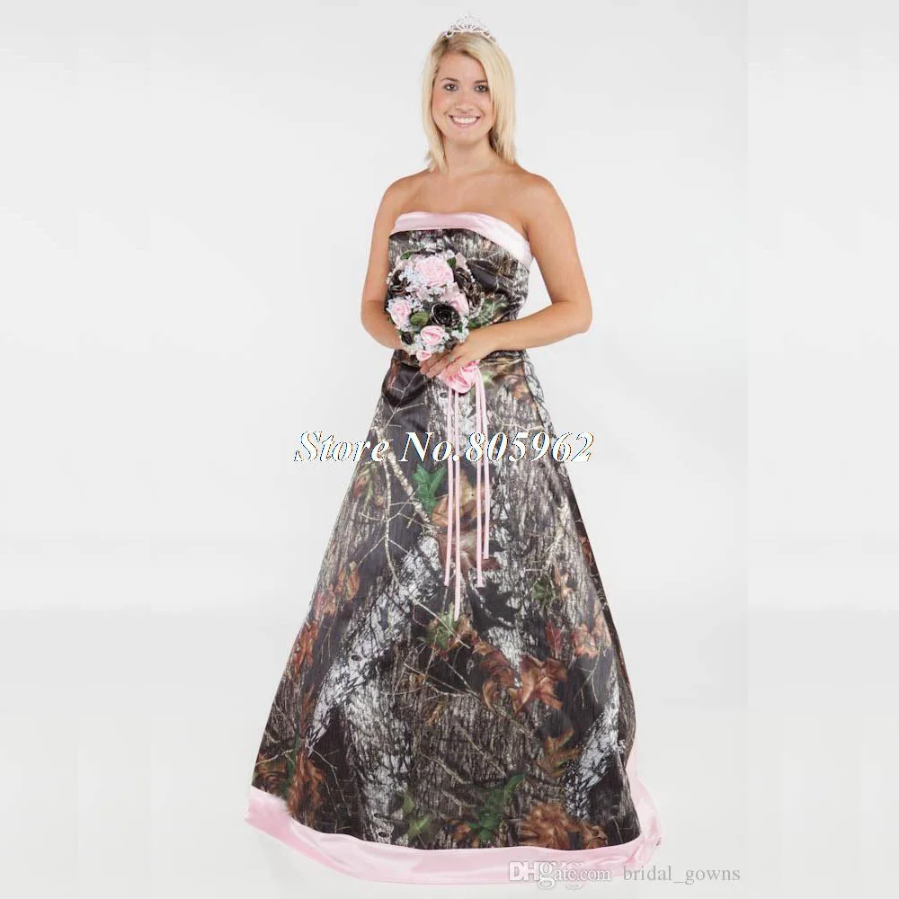 Wedding Formal Occasion Wedding Dresses Real Photo White Camo