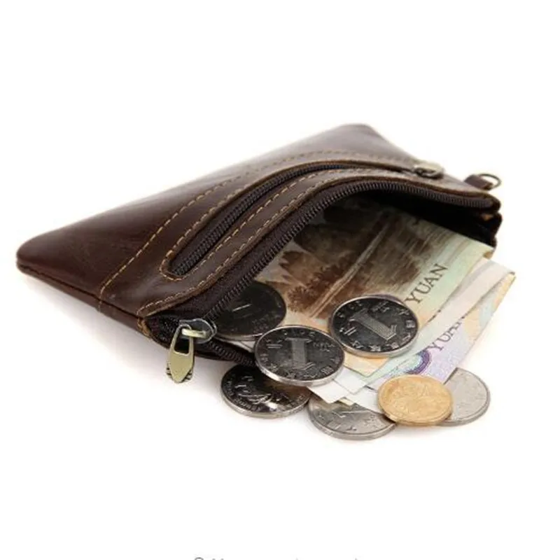 HNXZXB Genuine Cowhide Coin Product Hot Sell Wallet Idea To Send Customers Small Gifts Men And Women Mini Wallet Wholesale