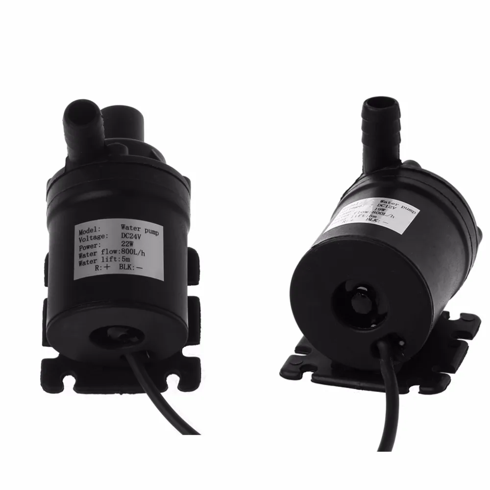 800л/ч 5 м водяной насос DC 12V Солнечный бесщеточный двигатель циркуляции погружные