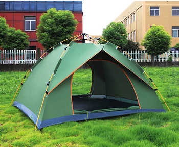 

Hot Sale Automatic 1-2 Person Waterproof Fiberglass Pole Easy Folding Camping Tent, CZB-0027B Family Tent,backpacking tent