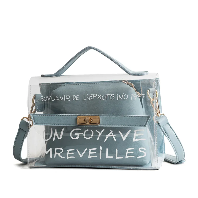 

Summer laser transparent bag women Leather handbags Female Jelly shoulder Messenger bags ladies hand bags tote sac a main Purse