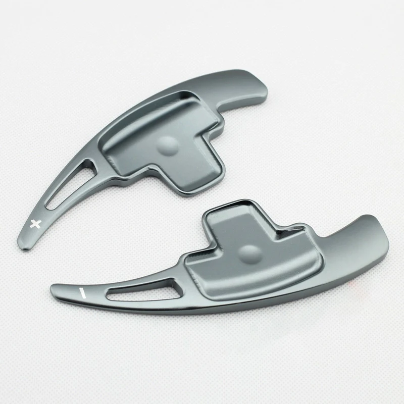 

2pcs Car Steering Wheel Shift Paddle high quality silver Shift Paddles accessories For Mercedes A C E S Class C117 W218 X156