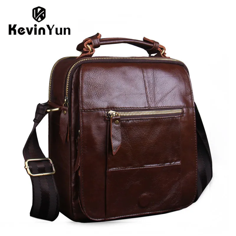 

Vintage genuine leather bag men handbags shoulder bag crossbody male bolsas retro bolsos men messenger bags small hand bag