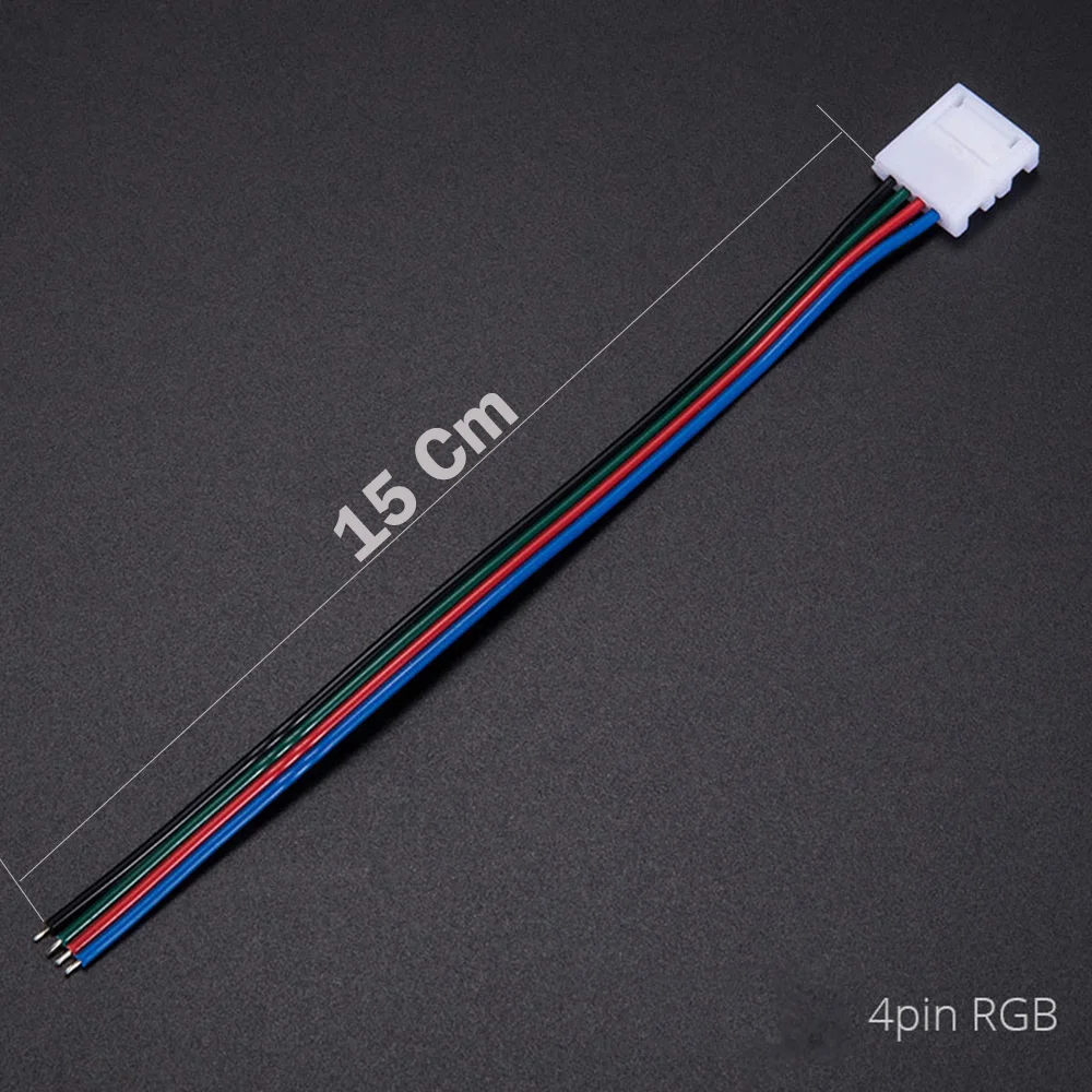 RGB светодиодные ленты Разъем 4 Pin 8 мм 10 мм 12 мм сварочный разъем 5 шт./лот