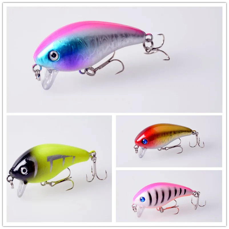 

Big Sale 8pcs Artificial Crankbait Wobblers Hard Plastic Fishing Lures Pesca Minnow Carp Trout Swimbait Fishing Tackles 6cm 9.8g