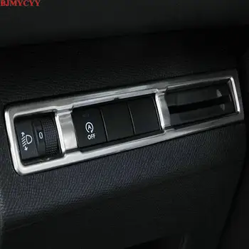

Stainless Steel For Peugeot 5008 3008 GT Accessories 2017 Car Headlight Adjustment button Cover Trim Car Styling 1pcs
