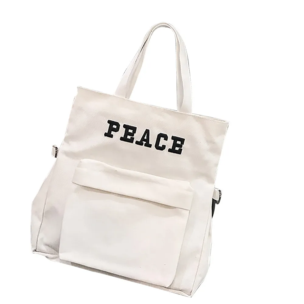 Лидирующий бренд, женские сумки Bolso, для женщин, литературный, простой, мессенджер, Пляжная, Холщовая Сумка, сумка на плечо, роскошная сумка, основной#20 - Цвет: Белый