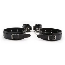 Sex Products PU Leather Legs Hand Wrist Cuffs Bondage Belt Slave In Adult Games For Couples Fetish Flirting Toys Women Men Gay