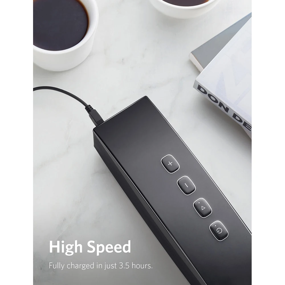  Anker 20W Premium Stereo Portable Bluetooth Speaker with Dual 10W Drivers Two Passive Subwoofers Wi