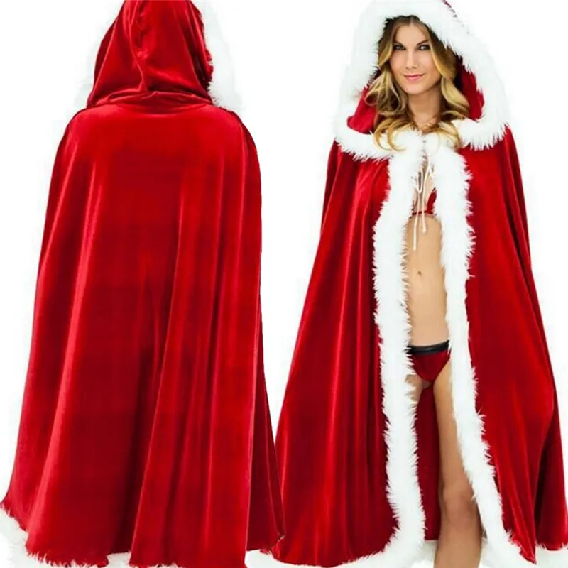 Christmas Cape For Women Christmas Clothing Adult Long Christmas