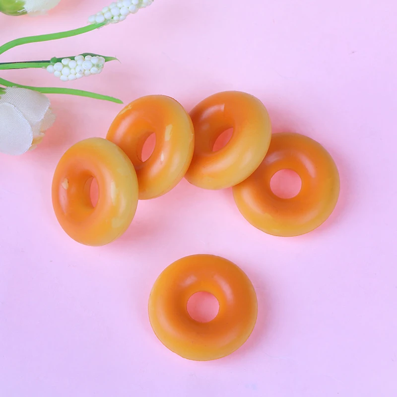 5 шт./лот аксессуары для кукольного домика 1:12 весы из смолы пончик Kawaii DIY ремесло