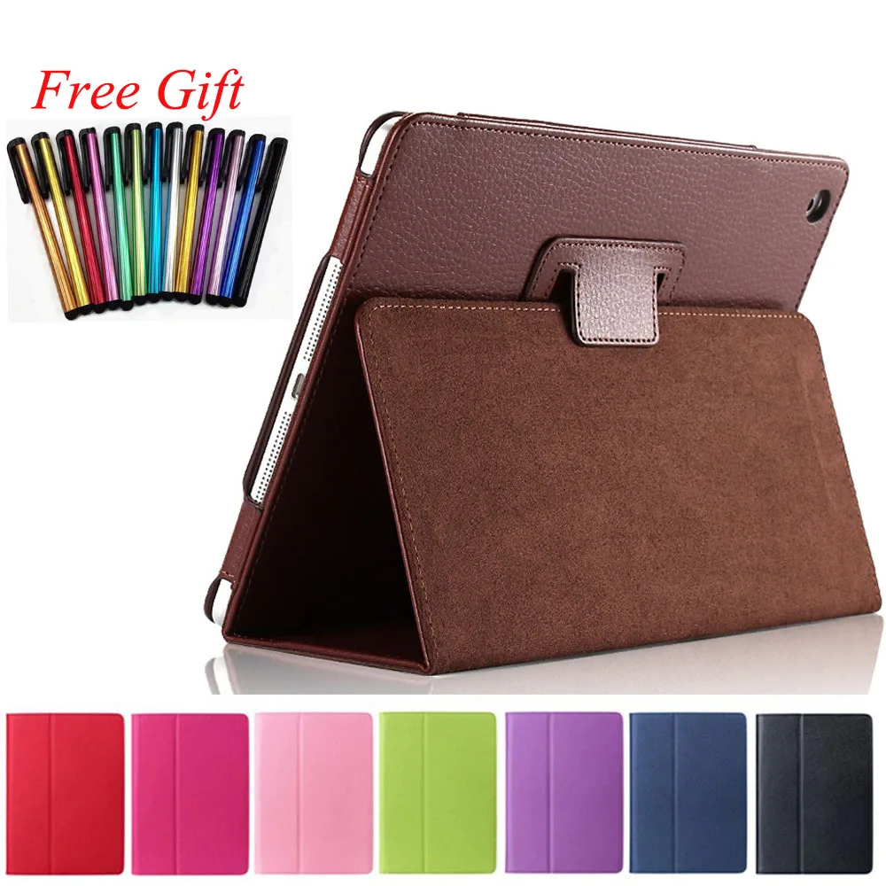 

For Apple 2 3 4 Magnetic Auto Wake Up Sleep Flip Litchi Leather Phone Case For New Pad 2 3 4 Cover with Smart Stand Holder Case
