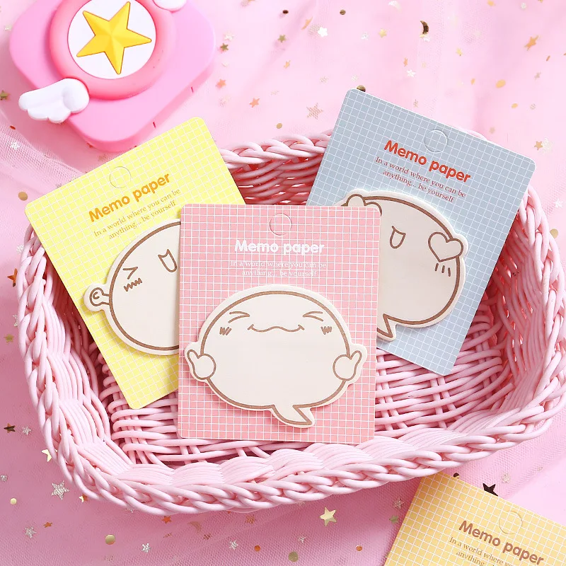 

Korean Stationery Cute Note Sticker Inspirational Expression N Times Sticky Notes Memo Note Book Message Board