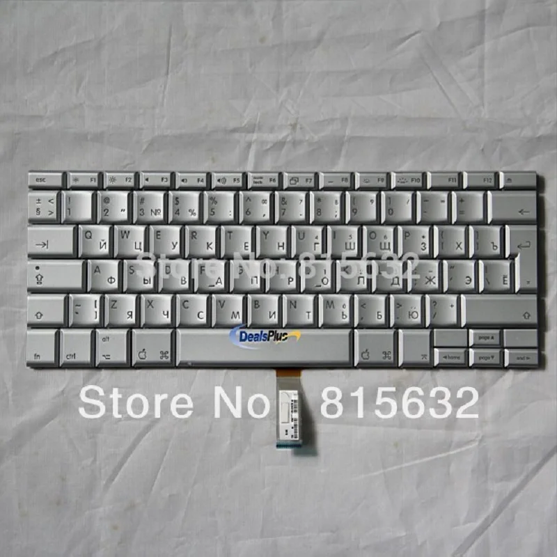 

New FOR APPLE Macbook Pro 17" A1261 Keyboard RU Russian TECLADO,WHOLESALE !