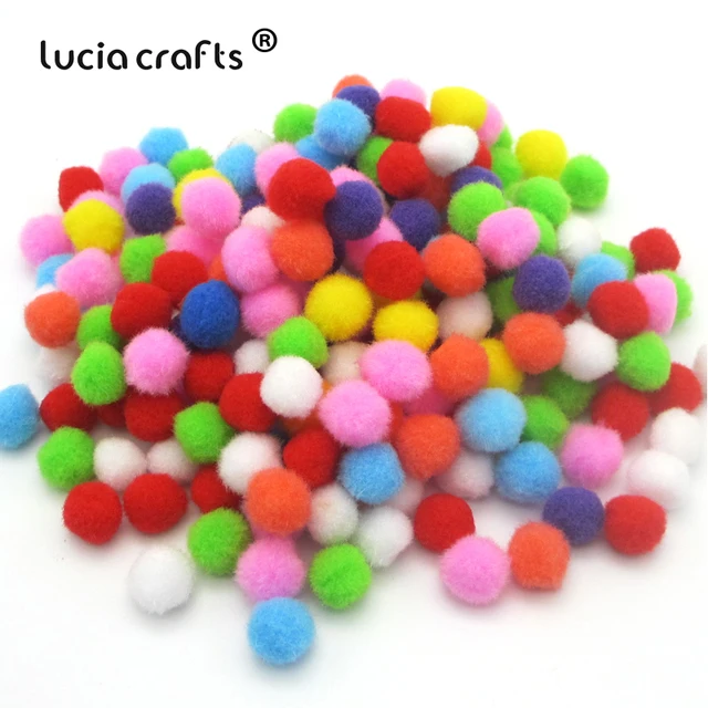 Multi размеры красочные помпоны DIY куклы одежды ручной работы материал мягкие пушистые Помпоны мяч для детей игрушечные лошадки интимные аксессуары 22010013
