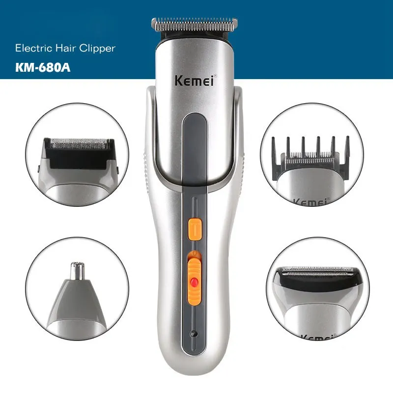 Kemei KM-680A личные профессионального ухода за бытовой многофункциональный Парикмахерская бритва для бритья нож волос вибрисс устройства