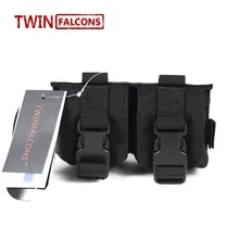 MOLLE двойная Осколочная Граната сумка CORDURA Модульная Боевая Охота Кемпинг подъем Тактический поход TW-M010