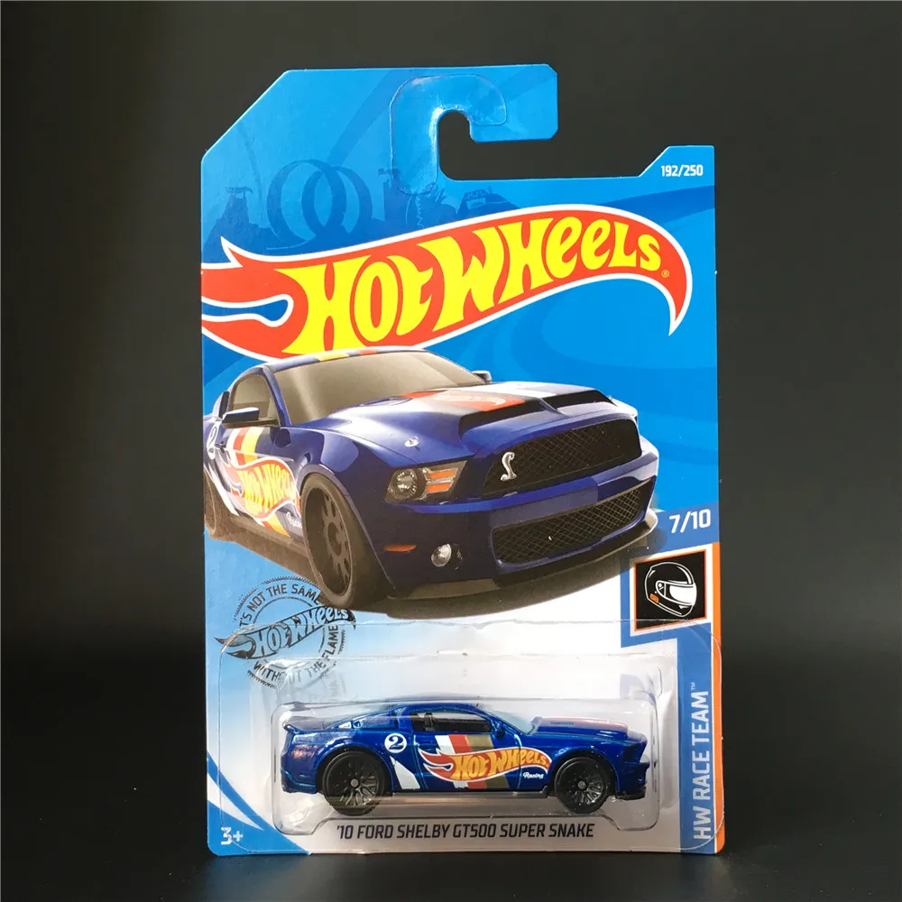 

2019 Hot Wheels 1:64 Car 10 FORD SHELBY GT500 SUPER SNAKE Collector Edition Metal Diecast Cars Collection Kids Toys Vehicle For