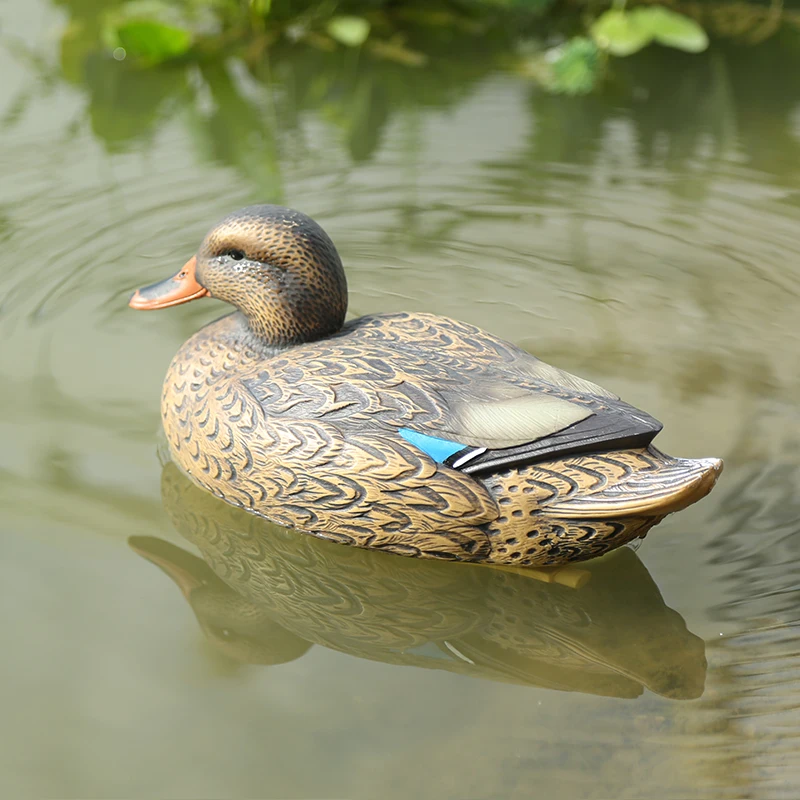 Fishing Hunting Decoy Plastic Duck Decoy with Weighted Keel Home Collection Mallard Duck Decoy