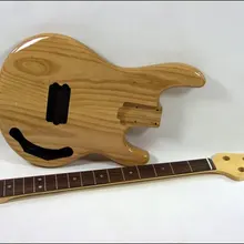 Старшая деревянная бас-гитара комплект пепельного тела Канадский кленовый гриф