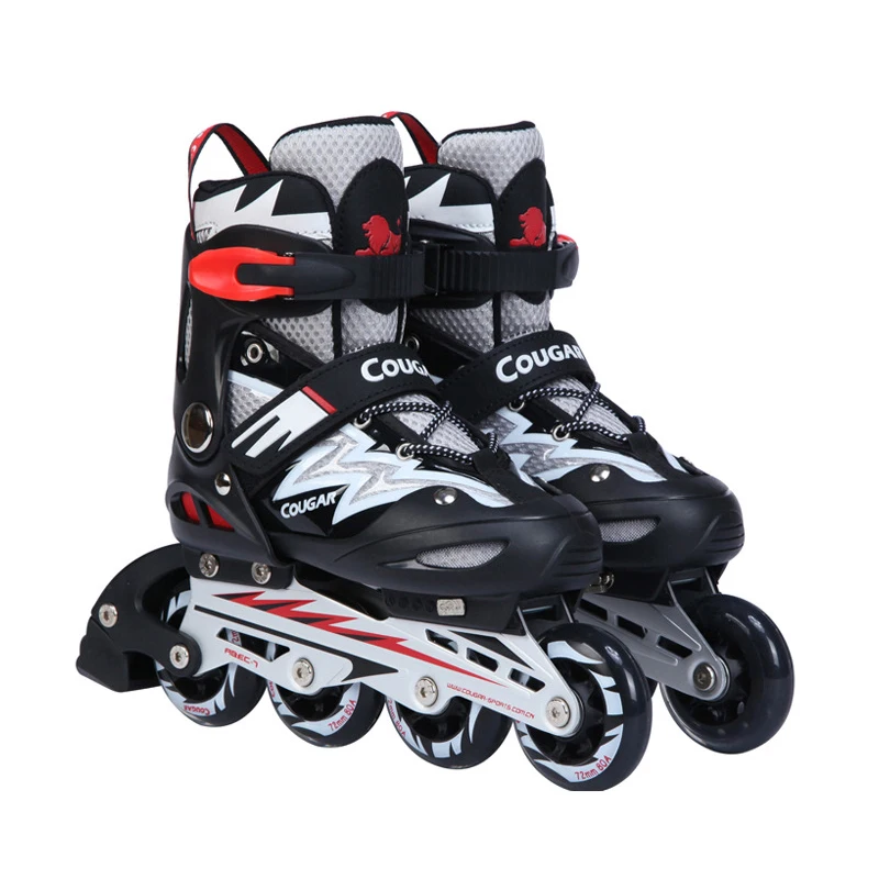 أطفال قابل للتعديل واحد مستقيم صف زلاجات دوارة حذاء مضمنة اليومية الشارع فرشاة التزلج Patines أون لينيا (Fiat Linea للجنسين الطفل هدية IA34