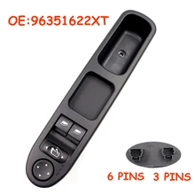 NEW Car NEARSIDE DRIVER FRONT ELECTRIC WINDOW SWITCH FIT FOR PEUGEOT 307 00 05 HIGH QUALITY 96351622XT