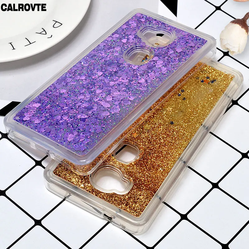 Case For Huawei Honor 5X/GR5/Honor Play 5X/KIW-TL00 KIW-TL00H Honor5X Liquid Soft Silicone Cover Quicksand Glitter Dynamic Bling |