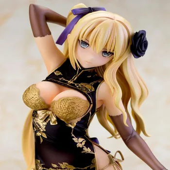 

Lovely AlphaMax SKYTUBE Fantasy Golden Lotus Cheongsam Plum Golden Vase Bottle Pvc Action Figure Collectible Figures Model Toys