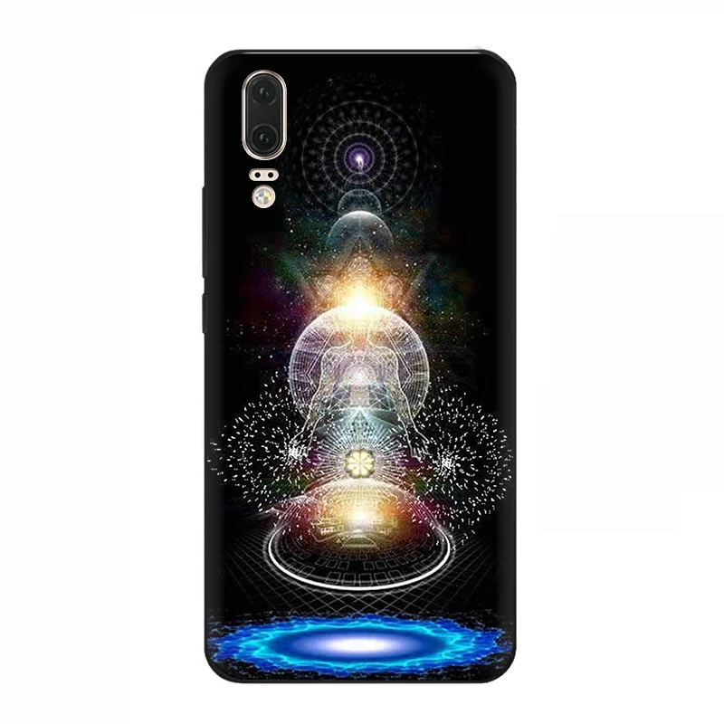 B8 Мандала чакра настаивать Йога мягкий силиконовый телефон чехол для Huawei P8 P9 Lite Mini P10 P20 P30 Lite Pro P Smart Z Plus - Цвет: B8