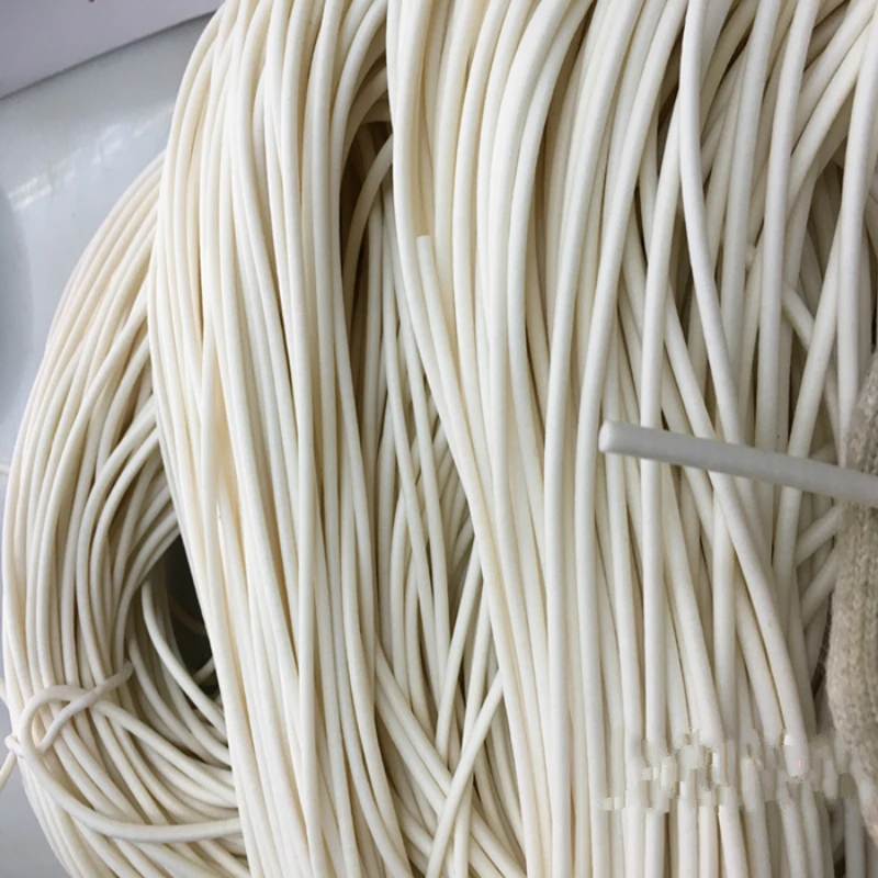 

Round dia1 1.5 2 3 4 mm Oring line cord Foaming rubber molding damper waterproof Foamed silicone rubber seal strip