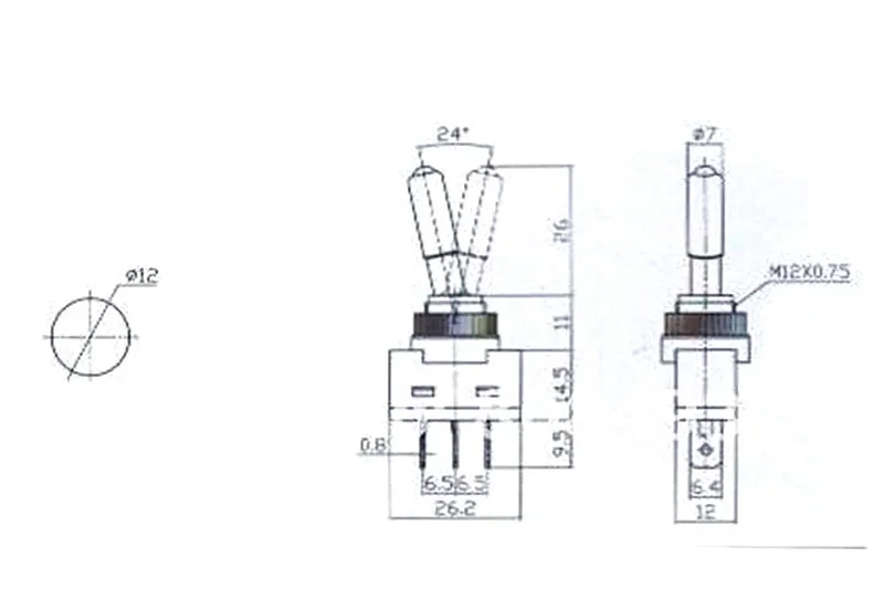 1 шт., ASW-15D, 12 В, 20 А, Автомобильный светодиодный переключатель, 3 pin, SPST, ВКЛ./ВЫКЛ., для автомобилей