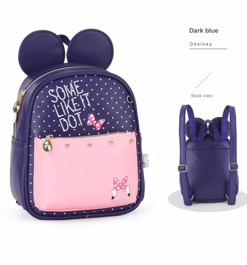 Disney/Новинка года; сумка для мамы с изображением Минни Маус для девочек; модная детская сумка для мам с рисунком из искусственной кожи; рюкзак для мам; Bakim Cantalari
