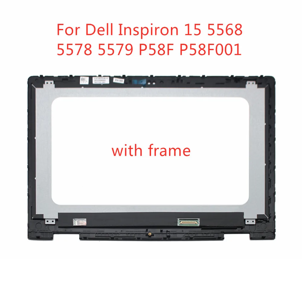 15," дюймовый ЖК-дисплей для Dell Inspiron 15-5568 5568 5578 P58F P58F00 B156HAB01.0 светодиодный сенсорный ЖК-экран 15,6" FHD дисплей