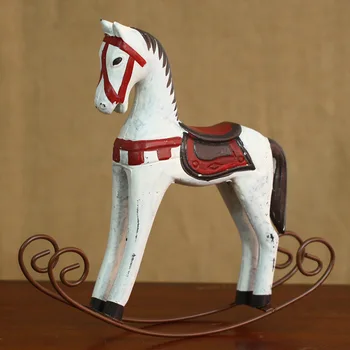 

Wooden Crafts Creative Ornaments Auspicious Gifts Home Decoration Wooden Horse