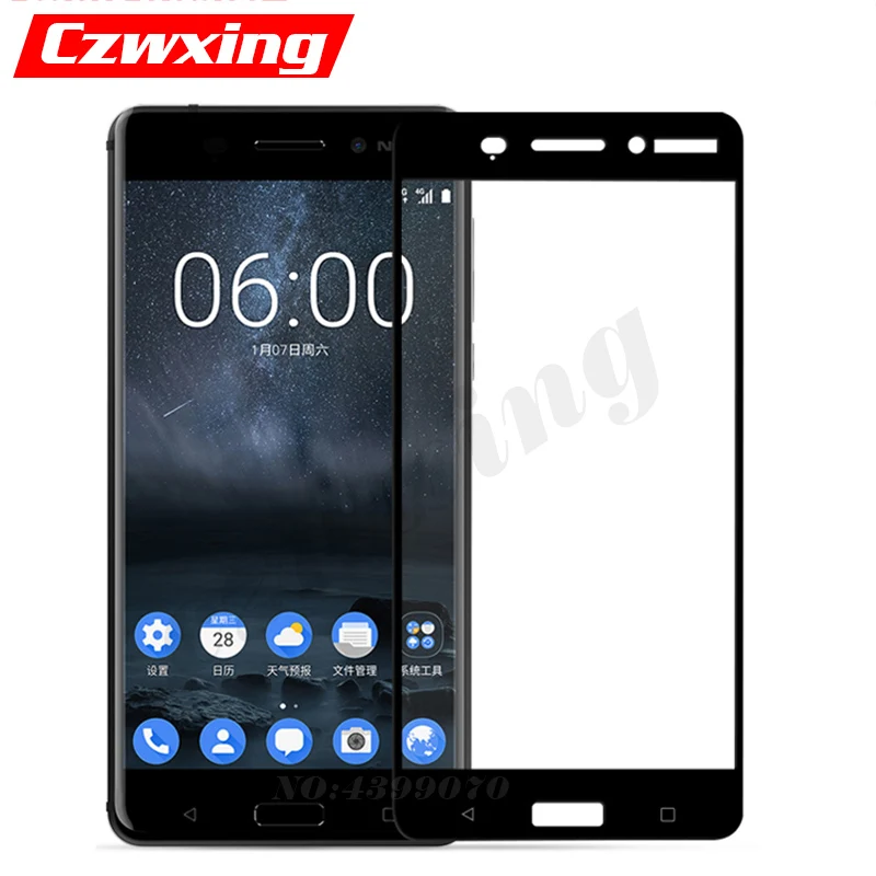 Защитное стекло для Nokia 6 закаленное TA-1021 TA-1000 TA-1003 TA-1025 TA-1033 TA-1039 | Мобильные