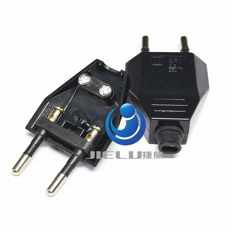 

Black Color,1 pcs,AC 250V 16A EU Power cord cable online power Plug