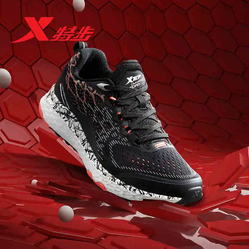 

XTEP 2017 New Hot men's Running sport outdoor Breathable Air Sole boots shoes sneakers for Men free shipping 983319119279